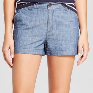 Chambray shorts
